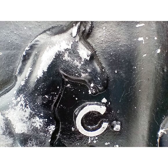 Metal Horse Ashtray Vintage Silver-Tone Inscribed to C.L.M. Tobacciana 1970s - Picture 6 of 14